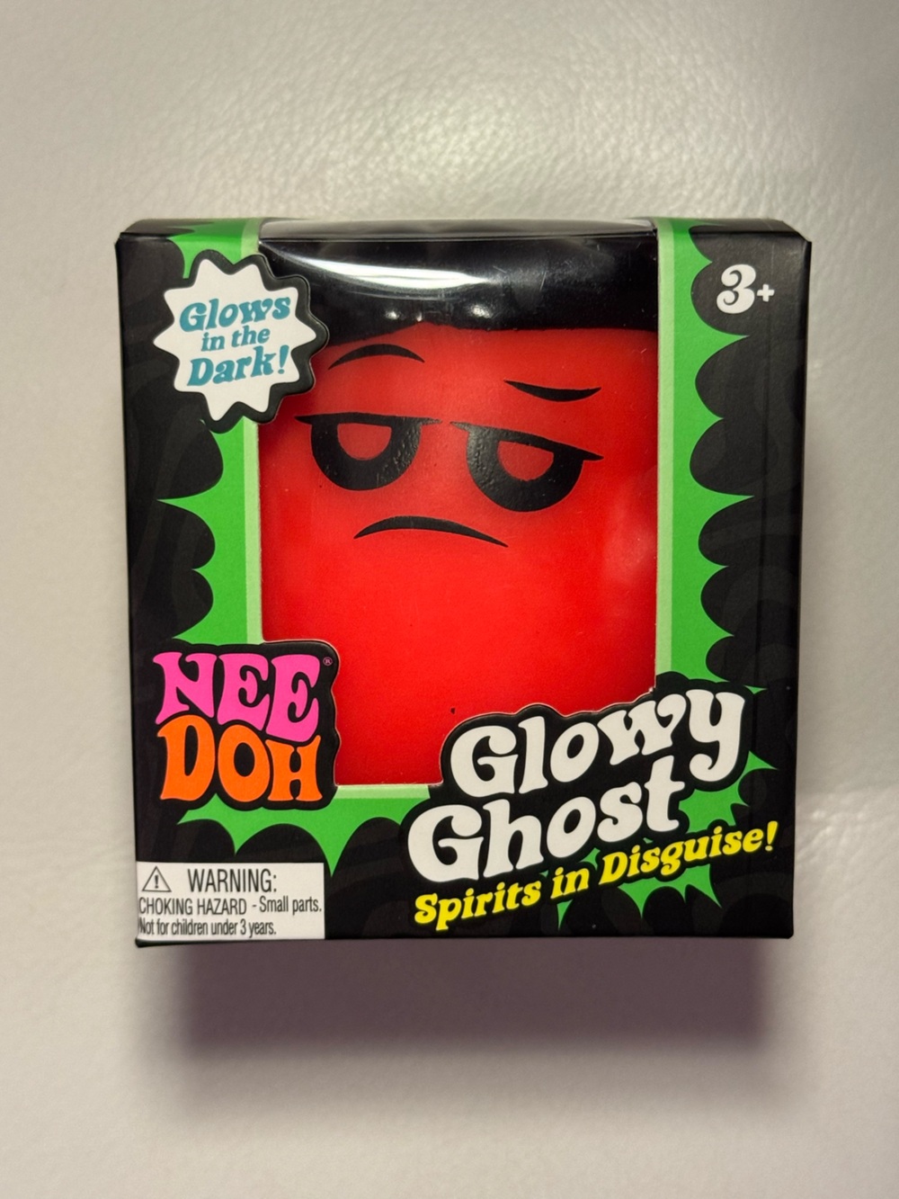 Needoh Glowy Ghost Halloween Squishy Fidget Glow in the Dark NEW SHIPS TODAY! - Picture 7 of 9